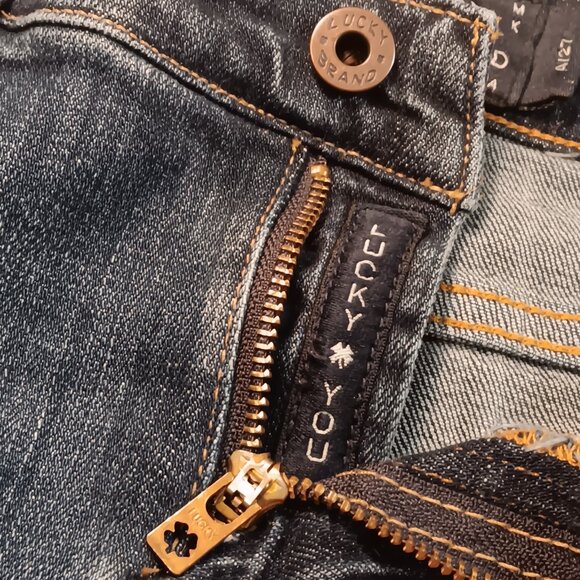 Lucky Brand women's 'Sienna Cigarette' stretch blue jeans sz 4 / 27 - Picture 10 of 16